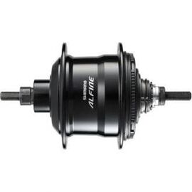 Велосипедная втулка планетарная SHIMANO Alfine, S7000, 32 отверстия, 8 скоростей, чёрный, ISGS70008BL, изображение  - НаВелосипеде.рф