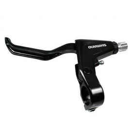 Тормозная ручка SHIMANO ALIVIO EBLT4000LL, левая, алюминий, 2 пальца V-брэйк, черная, 2-4014, изображение  - НаВелосипеде.рф
