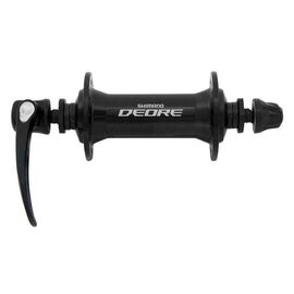 Велосипедная втулка Shimano DEORE EHBM590BL, передняя, 32 отверстия, с эксцентриком, чёрная, 2-909 , изображение  - НаВелосипеде.рф