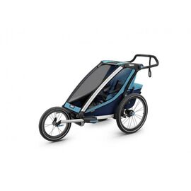 Коляска детская, мультиспортивная Thule Chariot Cross1, голубой, 10202001, изображение  - НаВелосипеде.рф
