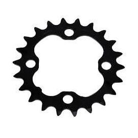 Звезда передняя для велосипеда Shimano Deore FC-M590-10, 24T-AE черного цвета Y1LV24000, изображение  - НаВелосипеде.рф