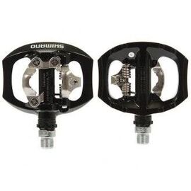 Педали Shimano A530, SPD, с шипами, черный EPDA530L, изображение  - НаВелосипеде.рф