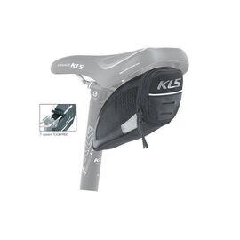 Велосумка под седло KELLYS CHALLENGER M, Т-образное крепление, чёрная, Saddle bag KLS CHALLENGER, изображение  - НаВелосипеде.рф