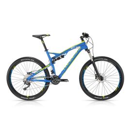 Двухподвесный велосипед KELLYS TYKE 10 2016, Вариант УТ-00020994: Рама 17,5", синий, изображение  - НаВелосипеде.рф