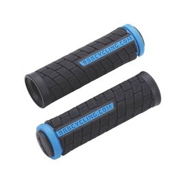 Грипсы велосипедные BBB DualGrip, 102mm, черный/синий, BHG-07, изображение  - НаВелосипеде.рф