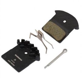 Тормозные колодки, для дискового тормоза SHIMANO J02A, с пружинкой и шплинтом, Y8LW98040, изображение  - НаВелосипеде.рф