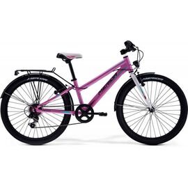 Подростковый велосипед Merida Princess 24" 2017, Вариант УТ-00038908: Рост: от 135 до 150 см, Цвет: розово-белый , изображение  - НаВелосипеде.рф