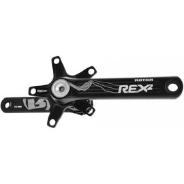 Шатуны Rotor Rex 2.2 XC2 BCD110/60 Black 170mm (C02-069-19010-002), изображение  - НаВелосипеде.рф