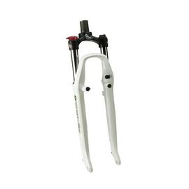Вилка велосипедная RST Neon 700С ML, 28 х 28,6" пружинно-эластомерная, V+D, белая, 6-419, изображение  - НаВелосипеде.рф