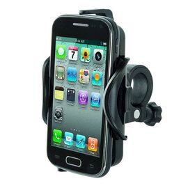 Держатель M-WAVE для смартфона пластик на руль черный, 5-122405, изображение  - НаВелосипеде.рф