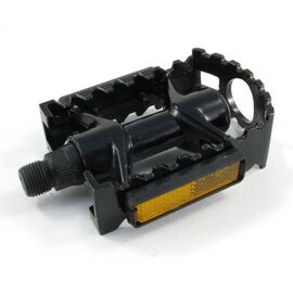 Педали для велосипеда Vinca Sport алюминиевые, 103*78мм,  VP 40A black, изображение  - НаВелосипеде.рф