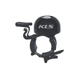 Звонок велосипедный KELLYS Bang 30, на руль 32мм, быстросъёмный, чёрный, Bicycle bell KLS BANG 30 black (OEM packaging), изображение  - НаВелосипеде.рф