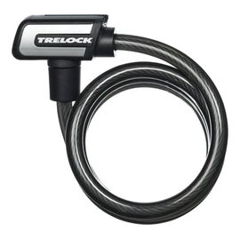 Велосипедный замок TRELOCK S3,  тросовый, на ключ, 15 х 1500 мм, черный, 8002423-SilverLine, изображение  - НаВелосипеде.рф