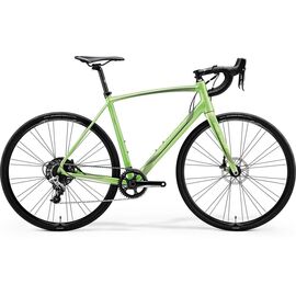 Шоссейный велосипед Merida Ride Disc Adventure 2017, Вариант УТ-00037530: Рама: L 56 (Рост: 175 - 180 cm), Цвет: зелено-черный , изображение  - НаВелосипеде.рф