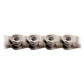 Цепь КМС HL710, 1 скорость, 1/2"x1/8"Х100, халфлинковая, серебристая, HL710, изображение  - НаВелосипеде.рф