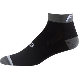 Носки Fox Logo Trail 4-inch Sock, черный, 18466-001-S/M, Вариант УТ-00043651: Размер: L/XL (42-47 см), изображение  - НаВелосипеде.рф