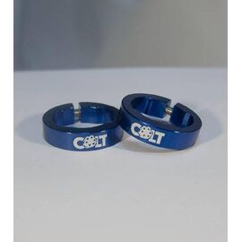 Кольца Colt Lock-On, синий, 2шт, ER-4, изображение  - НаВелосипеде.рф