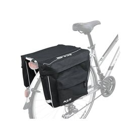 Велосумка на багажник KELLYS ROVER, объем 35л, чёрная, молнии YKK, ROVER YKK, изображение  - НаВелосипеде.рф