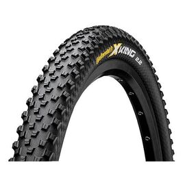 Велосипедная покрышка Continental X-King 2.0, 27.5 x 2.2, чёрный/чёрный Skinwall, складная, 150095, изображение  - НаВелосипеде.рф