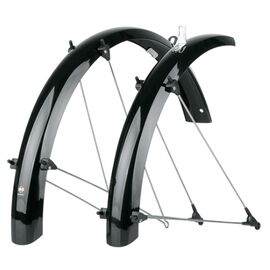 Крылья велосипедные SKS BLUEMELS SHINY 20" 53, black, 11047, изображение  - НаВелосипеде.рф