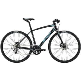 Шоссейный велосипед Merida Speeder 300-Juliet 2017, Вариант УТ-00037596: Рама: 47 (Рост: 155 - 165 cm), Цвет: черно-голубой, изображение  - НаВелосипеде.рф
