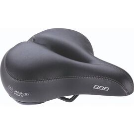 Седло велосипедное BBB SoftShape, комфортное, 210х240мм, черное, BSD-24, изображение  - НаВелосипеде.рф