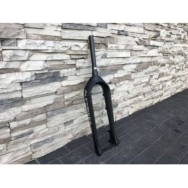 Вилка велосипедная ALEXBIKES AERO, карбон, чёрный матовый цвет, длина от короны до оси 483 мм, fork aero, изображение  - НаВелосипеде.рф