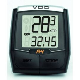 Велокомпьютер VDO A4, 4 функции, проводной, черный, 4-1100, изображение  - НаВелосипеде.рф