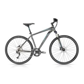 Гибридный велосипед KELLYS PHANATIC 30 2016, Вариант УТ-00020929: Рама 17", рост 156-170 см, серый, изображение  - НаВелосипеде.рф