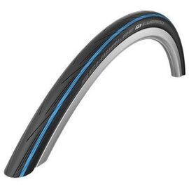 Велопокрышка Schwalbe Lugano 700x23C, черно-синяя, 11101011, изображение  - НаВелосипеде.рф