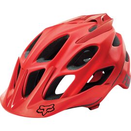 Велошлем Fox Flux Solids Helmet, красный, 19317-003, Вариант УТ-00042957: Размер: L/XL (59-62 см) , изображение  - НаВелосипеде.рф