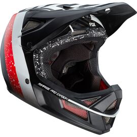 Велошлем Fox Rampage Pro Carbon Kroma Helmet, черно-белый, 15321-018, Вариант УТ-00043049: Размер: L (59-60 см), изображение  - НаВелосипеде.рф