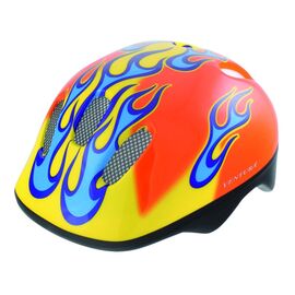 Велошлем детский VENTURА FLAME, сине-желто-оранжевый, Вариант 00-00014981: Размер: 48-52 см, изображение  - НаВелосипеде.рф