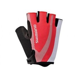 Велоперчатки SHIMANO Basic Race, алые, ECW-GLBS-KS11MV4, Вариант 00-00019269: Размер: L, изображение  - НаВелосипеде.рф