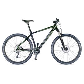 Горный велосипед Author REVOLT 29" 2015 (Автор), Вариант УТ-00002252: Размер рамы 17", черно-зеленый, изображение  - НаВелосипеде.рф