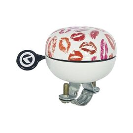 Звонок KELLYS Bell 60, 60мм, сталь, "поцелуи", Bell Bell 60 Red Lips, изображение  - НаВелосипеде.рф