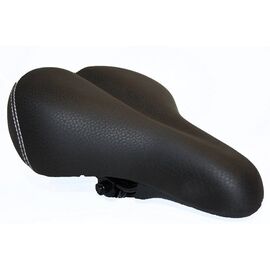 Седло велосипедное комфортное Vinca, размер 260*190мм, черный, VS 188-02, изображение  - НаВелосипеде.рф