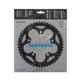 Звезда передняя SHIMANO, для FC-RS400, 50T-NA, черная, для 50-34T, Y1VM98010, изображение  - НаВелосипеде.рф