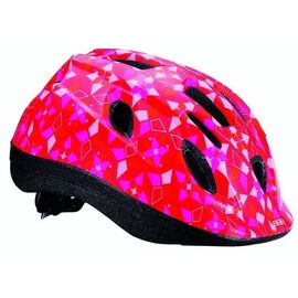 Велошлем детский BBB Boogy, узор, красный-розовый,  S (48-54 см), BHE-37, изображение  - НаВелосипеде.рф