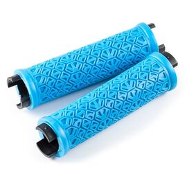 Грипсы велосипедные Colt Bumps, синий, без фиксаторов, PRO-C558EP-4, изображение  - НаВелосипеде.рф