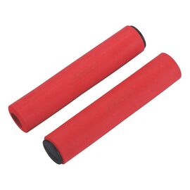 Грипсы велосипедные BBB Sticky, 130 mm, красные, силикон, BHG-34, изображение  - НаВелосипеде.рф