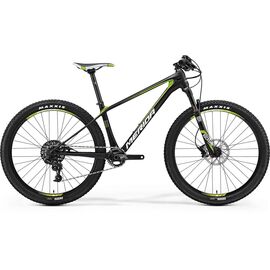 Горный велосипед Merida Big.Seven 6000 2017, Вариант УТ-00040012: Рама: 19" (Рост: 185 - 190 cm), Цвет: матовый черно-зеленый , изображение  - НаВелосипеде.рф