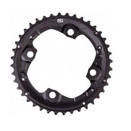 Звезда передняя SHIMANO FC-M615, 38T-AK, черная, Y1P098020, изображение  - НаВелосипеде.рф