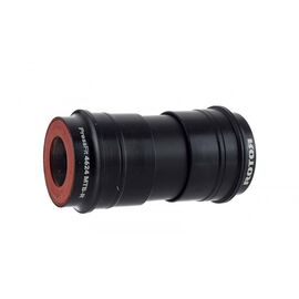 Каретка Rotor BB PF4624 386 EVO Steel Black, C04-026-01010-0, изображение  - НаВелосипеде.рф