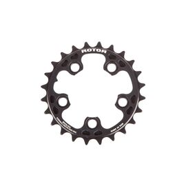 Звезда Rotor Chainring noQX2 BCD60X5 Inner Black 24t(38), C01-508-37010-0, изображение  - НаВелосипеде.рф