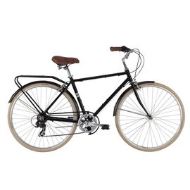 Городской велосипед Haro Ora 7SP (2016) размер M/L Black, изображение  - НаВелосипеде.рф