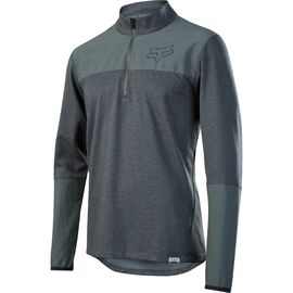 Велоджерси Fox Indicator Thermo Jersey Dark Green, 19784-519-L, Вариант УТ-00054309: Размер L, 19784-519-L, изображение  - НаВелосипеде.рф
