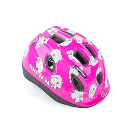 Шлем детский AUTHOR Mirage 161Pnk Bear INMOLD, светодиодный фонарь, розовый, 48-54см, 8-9089980, изображение  - НаВелосипеде.рф