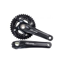 Система шатунов велосипедная Shimano Deore, M615, 175мм 38/24T с кареткой EFCM615E84XL, изображение  - НаВелосипеде.рф