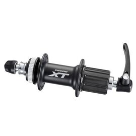 Велосипедная втулка SHIMANO FH-M785  DEORE XT, задняя, под кассету, 32H, 8-10 скоростей, под диск, AFHM785BZAL, изображение  - НаВелосипеде.рф